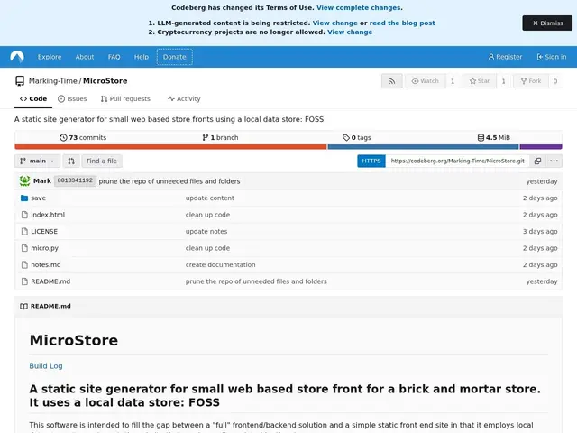 Preview of MicroStore