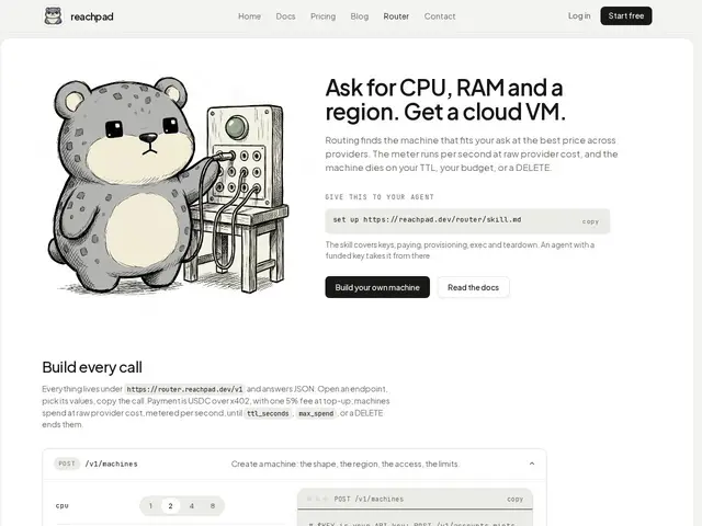 Preview of ReachPad Router