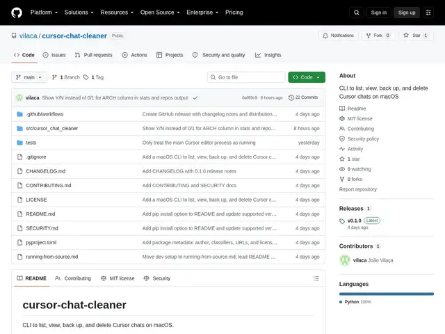 Preview of cursor-chat-cleaner