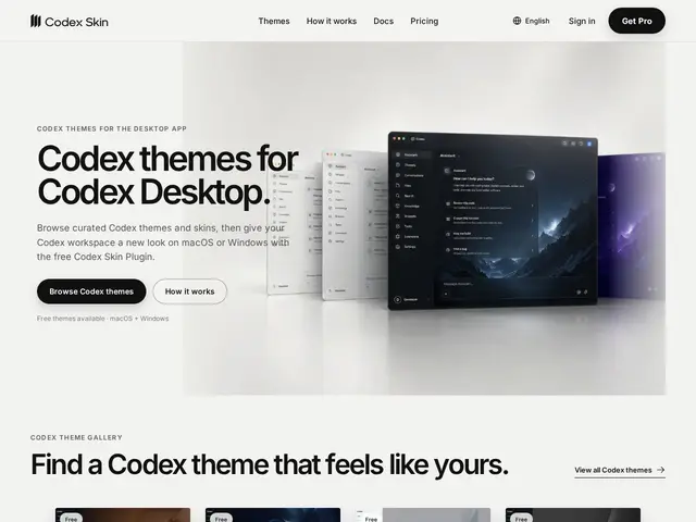 Preview of Codex Skin