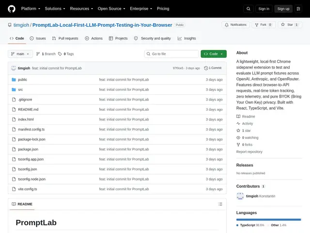 Preview of PromptLab