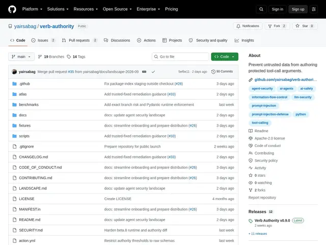 Preview of Verb Authority