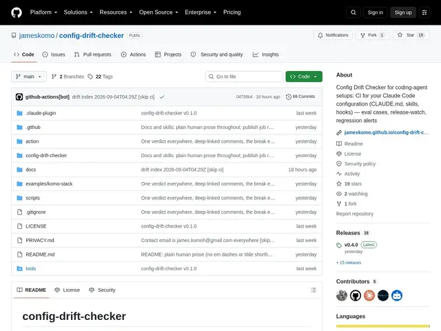 Preview of config-drift-checker