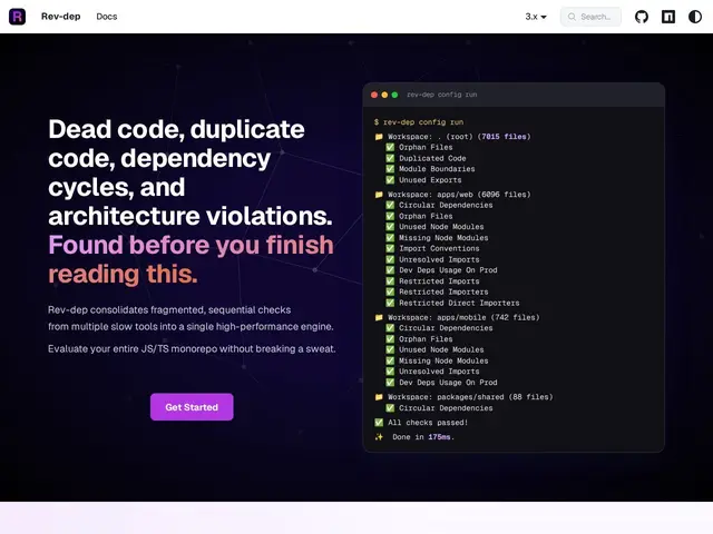 Preview of Rev-dep