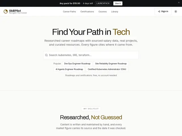 Preview of SkillPilot