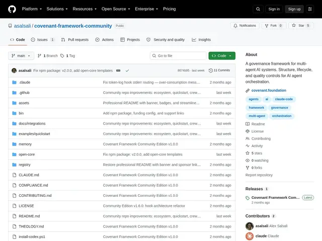 Preview of Covenant Framework