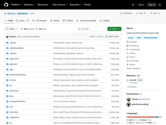 Preview of DanTerm