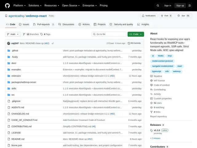 Preview of webmcp-react