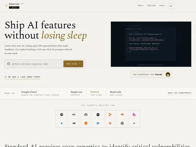 Preview of Sentrint