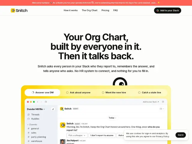 Preview of Snitch
