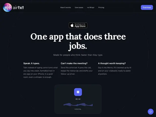 Preview of airtxt