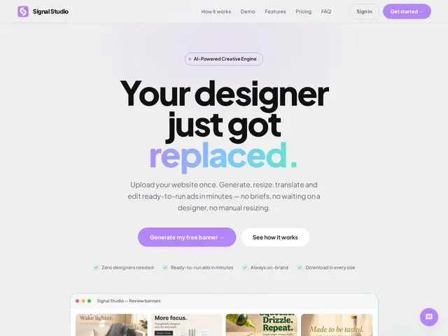 Preview of Signal Studio