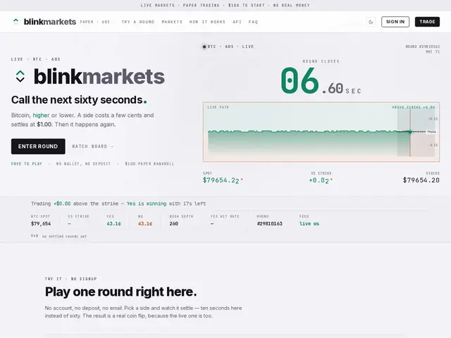 Preview of Blink Markets