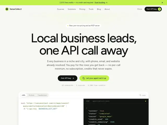 Preview of SenseCollect