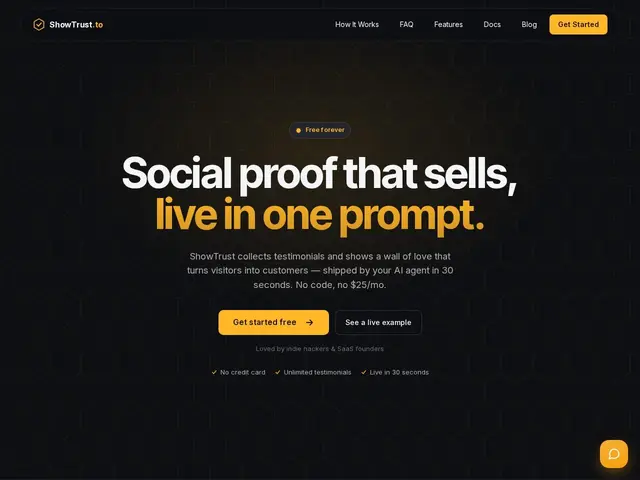 Preview of ShowTrust