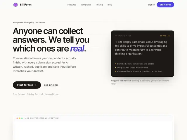 Preview of SiliForm