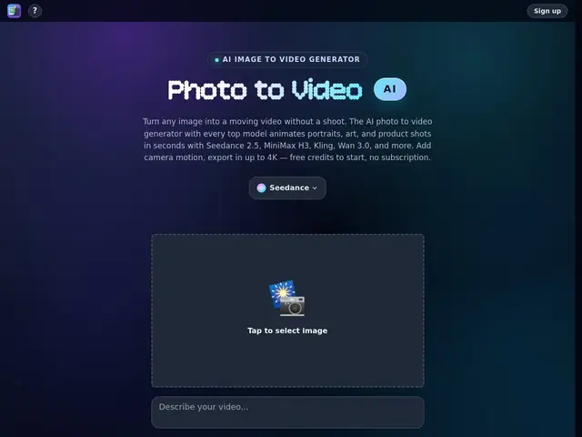 Preview of Photo2Video AI
