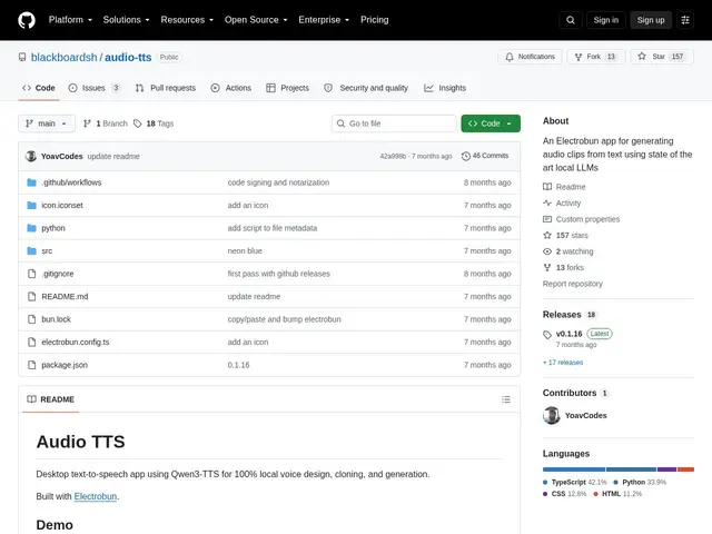 Preview of Audio TTS