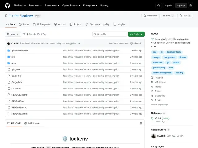 Preview of lockenv
