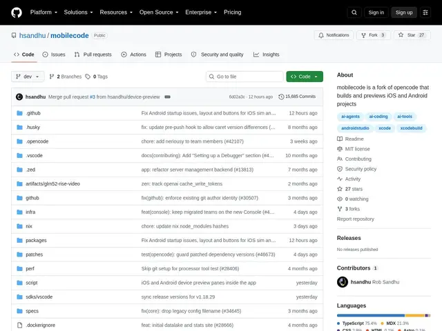 Preview of MobileCode