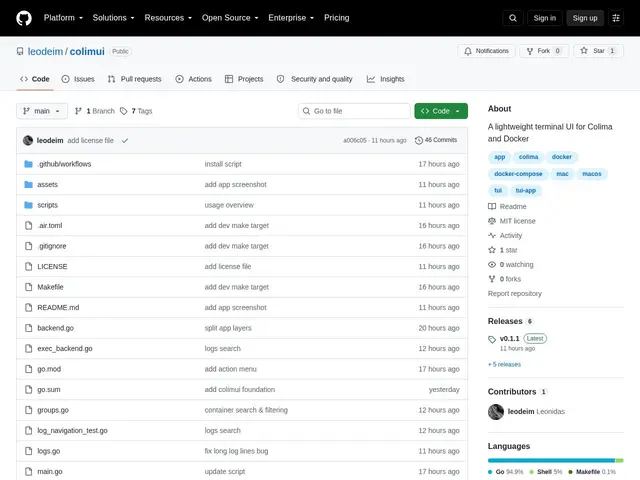 Preview of ColimUI