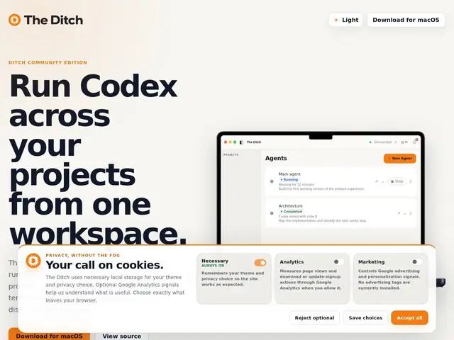 Preview of Ditch Community Edition