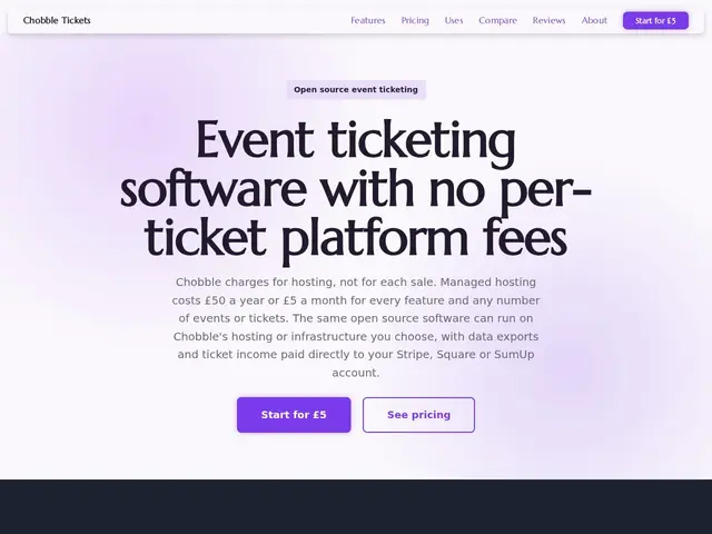 Preview of Chobble Tickets
