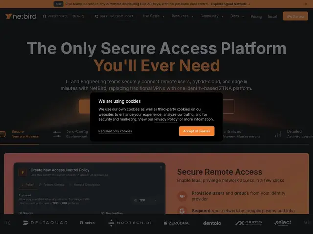 Preview of NetBird