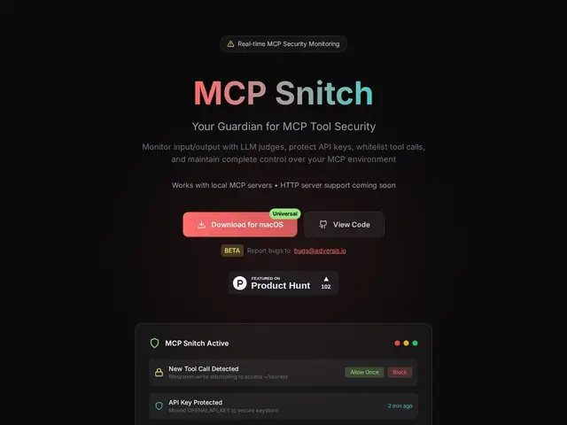 Preview of MCP Snitch